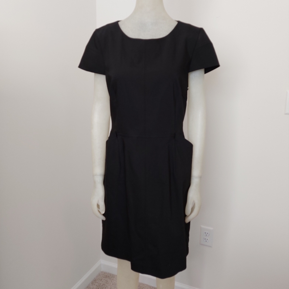 NWT Sold Out Fashion Star for H&M cut out back black dress, sz 14